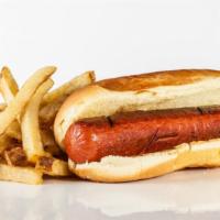 Hot Dog With French Fries    Fries · Combo Grilled Hot Dog with French Fries.