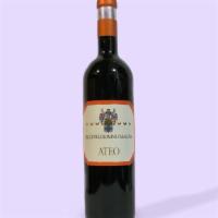 Ateo, Ciacci Piccolomini · 50% Merlot and 50% Cabernet Sauvignon
Fermented in stainless steel/concrete vats
Aged in 3-h...