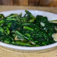 Vegetarian Sautéed Broccoli Rabe With Garlic · 