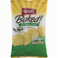 Herr'S, Baked! Potato Crisps, Sour Cream & Onion · 8 Oz