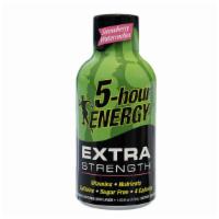 5-Hour Energy® Shot, Extra Strength, Strawberry Watermelon, 1.93 Oz · Fixes tired fast. Gets you back to 100 percent. Sugar free. Four calories. Vitamins, nutrien...