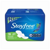 Stayfree Ultra Thin Long Pads With Wings, Unscented - 16 Count · 