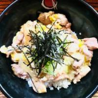 Oyako Don · Japanese style chicken and egg over rice.