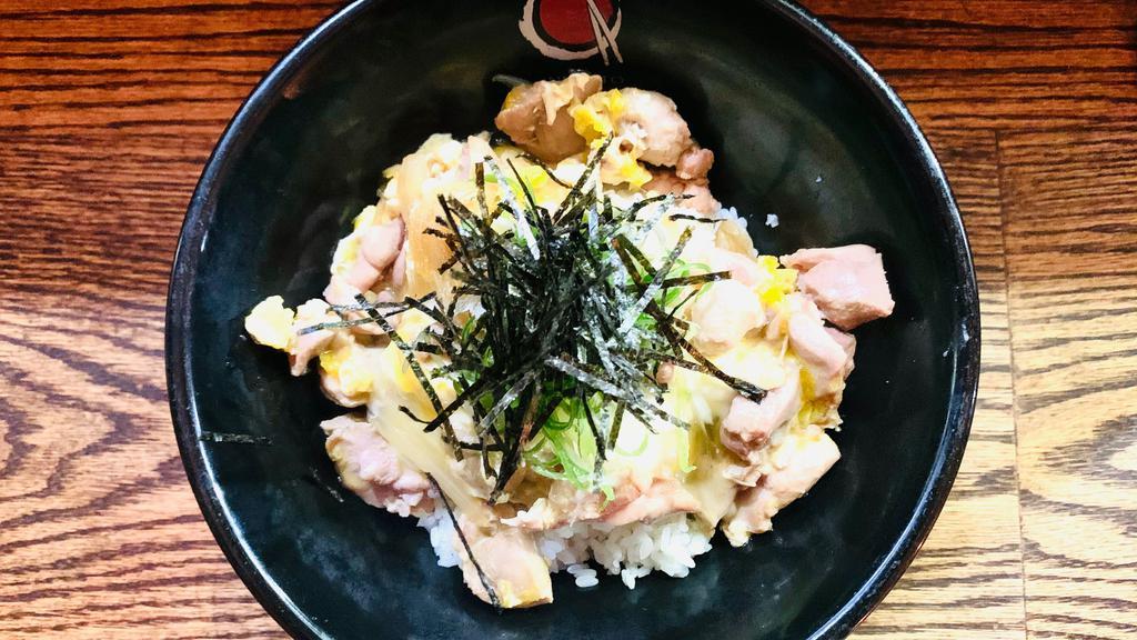 Oyako Don · Japanese style chicken and egg over rice.