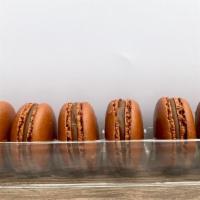 Box Of 6 Salted Caramel'S Macarons · Box of 6 macarons. A small round cake with a meringue-like consistency, made with egg whites...