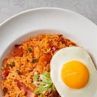 Kim Chi Fried Rice · Fried Kim Chi With Rice over fried Egg