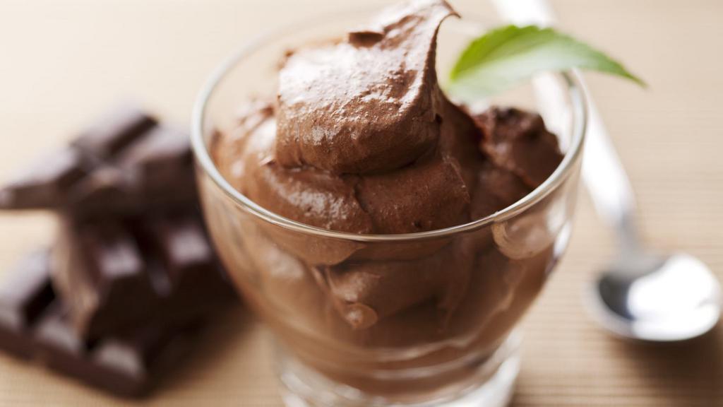 Chocolate Mousse · Rich and decadent chocolate mousse.
