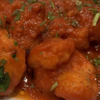 Shrimp Alla Nola’S · Lightly breaded and sautéed in a spicy red sauce.