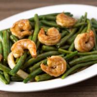 Szechuan String Bean · Green beans sautéed with szechuan sauce. Hot and spicy! Served with choice of side.
