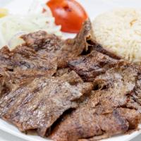 Doner Kebab (Available After 4Pm) · gyro lamb and beef cooked on a vertical spit and thinly sliced. (after 4pm)