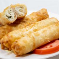 Borek · Flaky pastry filled with cheese and parsley.