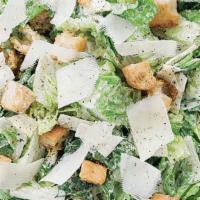 Caesar Salad · Fresh romaine lettuce and spring mix topped with parmesan cheese, caesar dressing, and crunc...