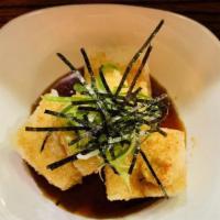 Agedashi Tofu · Japanese style fried Tofu.