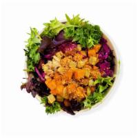 Custom Salad Bowl · customize your own salad bowl starting with a base of arcadian lettuce, and top it off with ...