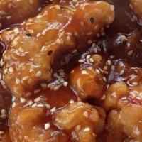 Sesame Chicken · Hot and spicy.