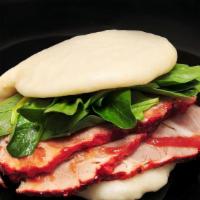 Roast Pork Bao · With spinach