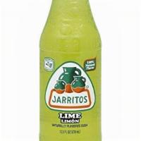 Limon Jarrito · Lime Flavored Mexican Soda.