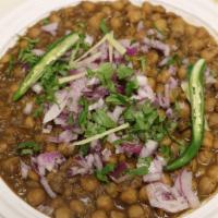 Amritsari Chole (Veg) · Chick peas cooked with spices.