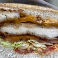 Chicken Cutlet Specialty Sandwich · Chicken cutlet, fresh mozzarella, and roasted peppers. ( please request any desired dressing...