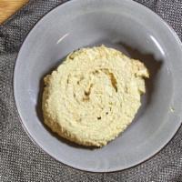 Hummus · Chick pea spread served with pita.