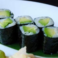 Avocado Roll · Avocado, wrapped with seaweed outside