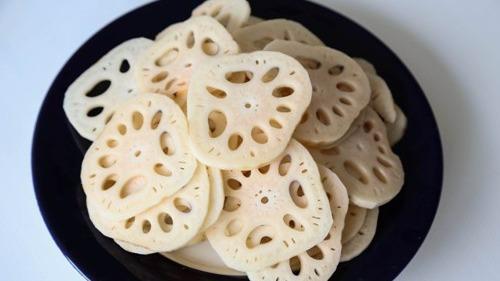 Sour & Sweet Lotus Root · Cold Lotus Root with Sweet and Sour Sauce.