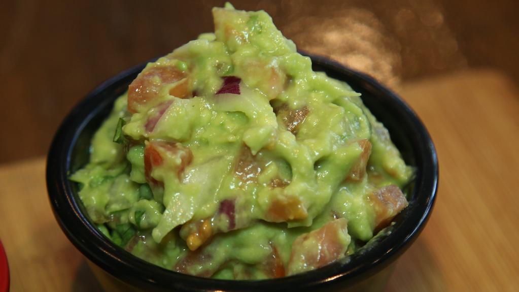 Guacamole & Chips · Avocado with tomato ,cilantro, onions and lime juice (not spicy).