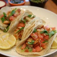 3 Chicken Fajita Tacos · Soft tortilla with only Pico de Gallo( tomato, cilantro and onions).