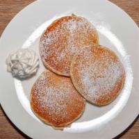 Original Pancake · Sugar powder and syrup.