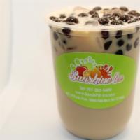 Black Milk Tea With Boba · Please choose the topping by yourself! It doesn't come with boba.