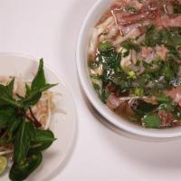. Rare Beef Rice Noodle Soup / Pho Tai · 