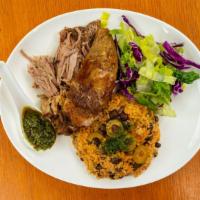 Pernil · Roast pork. A house favorite! Our slow roast pork is moist, tender and seasoned to perfectio...