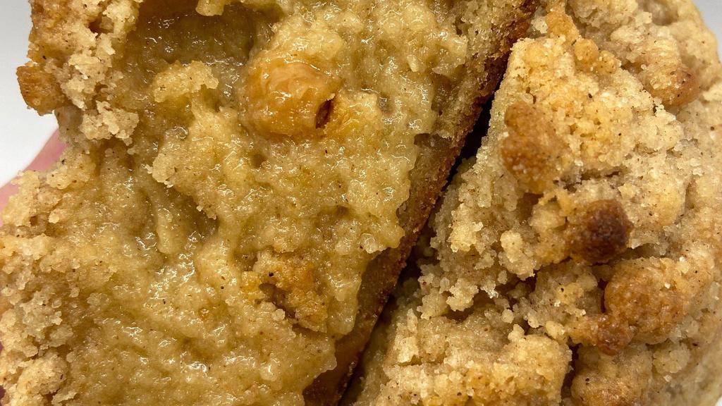 Apple Pie · 6 oz, Cinnamon Batter, Apple Pie, Caramel Bits, Homemade Streussel