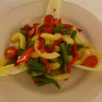Sekaloff'S Salad · Raw peppers, cucumbers, steam string beans and house dressing.