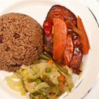 Brown Stew Salmon · Slice.
