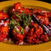 Murgh 65 · Chicken Fry with Curry Leaves. Spicy.