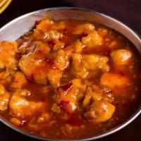 Chili Chicken (Gravy) · Chicken tossed with green chilies in soy ginger gravy