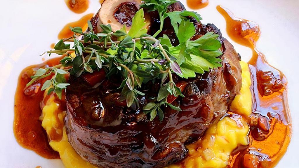 Osso Buco · Served with Risotto Milanese