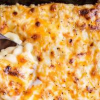 Mac & Cheese  · Large Baked Mac 
Seasoned to perfection
