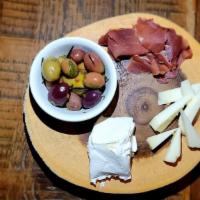 Selection Of 3 Affettati And Formaggi · Cold cuts and cheese.