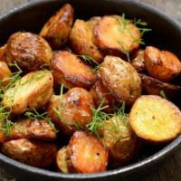 Potatoes · Thick cut potatoes cooked to perfection.