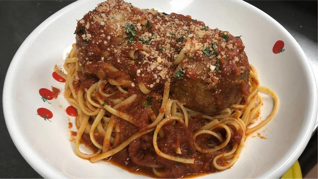 Pasta With Meatball (2) · 7 inch.