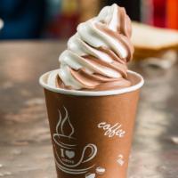 Soft Serve Ice Cream · Served in a cup.
