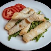 Cheese Roll (Sigara Böreği) (5 Pieces) · Pan fried phyllo scrolls stuffed with feta cheese, parsley, and dill.