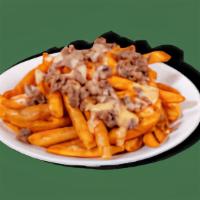Loaded Fries - Signature Loaded Fries - Cheesesteak · Contains: Beef Steak, Cheddar Cheese Sauce