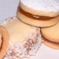 Peruvian Alfajores - 3 Pc · 3 pc Peruvian alfajores - Please choose flavor:
Classic, Coconut, Nutella.
Peruvian Dulce de...