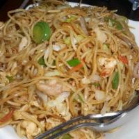 Chicken Hakka Noodles · Traditional Hakka style Chinese noodles prepared to your chicken.