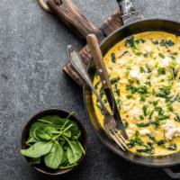 Feta And Spinach Omelette · Classic omelette with feta cheese and spinach.