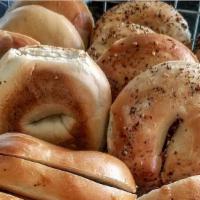 Toasted Bagel · With butter or cream cheese. Bagel variety may change.