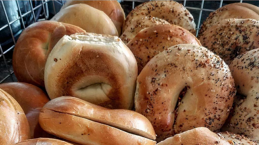 Toasted Bagel · With butter or cream cheese. Bagel variety may change.